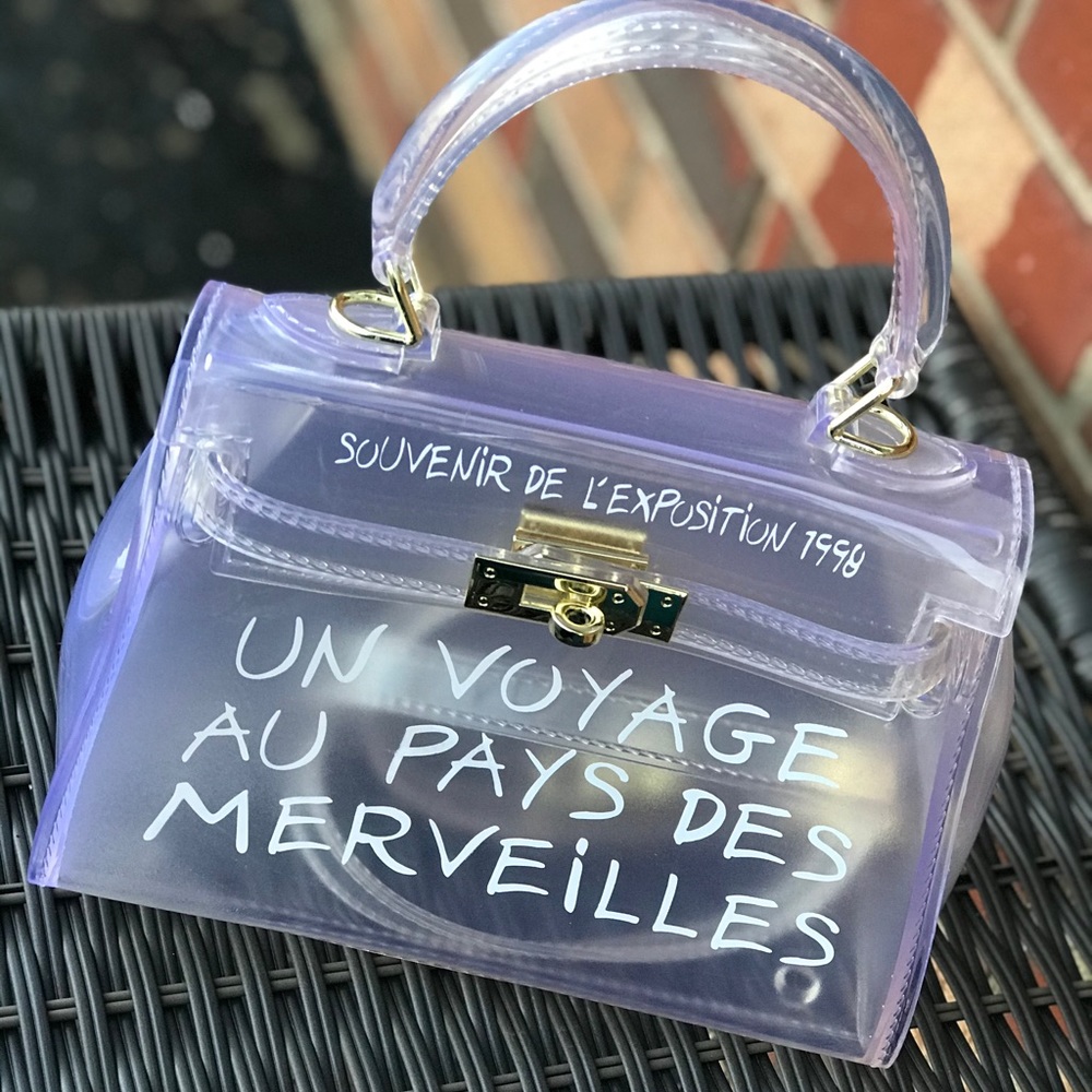 Souvenir De L’exposition 1998 Clear Purse